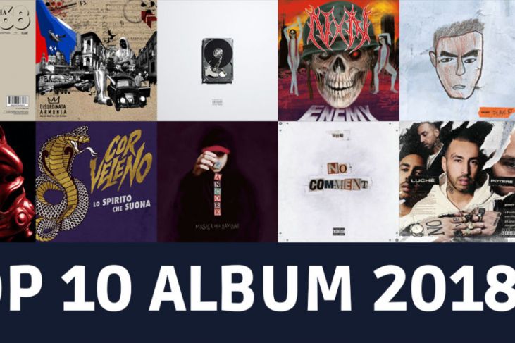 migliori dischi rap pubblicati in Italia nel 2018