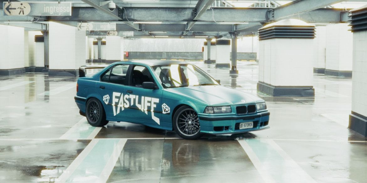 Guè Fastlife Milano auto bmw